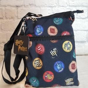 Harry Potter Crest Hogwarts House Crossbody Bag
